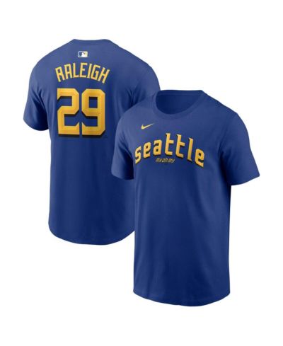 Мужская футболка Nike Cal Raleigh Royal Seattle Mariners City Connect