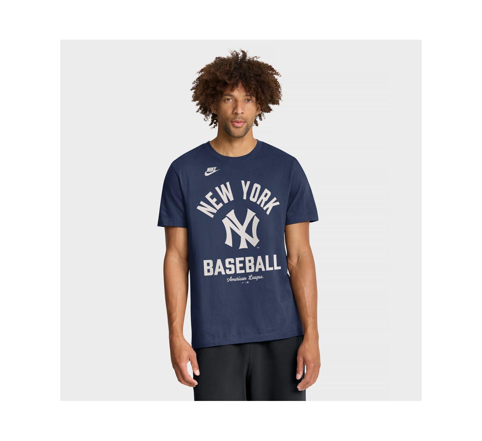 Nike Men's Navy New York Yankees Cooperstown Collection T-Shirt