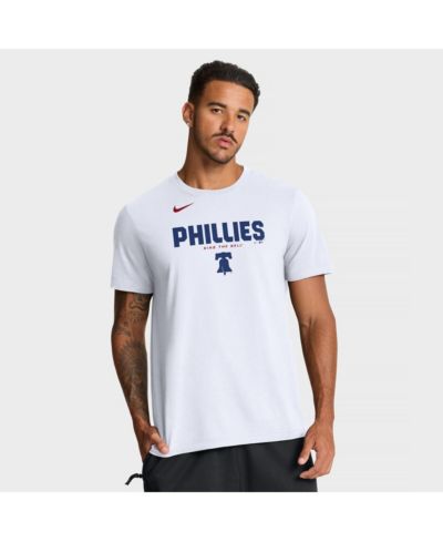 Мужская футболка Nike White Philadelphia Phillies Bold Team Name