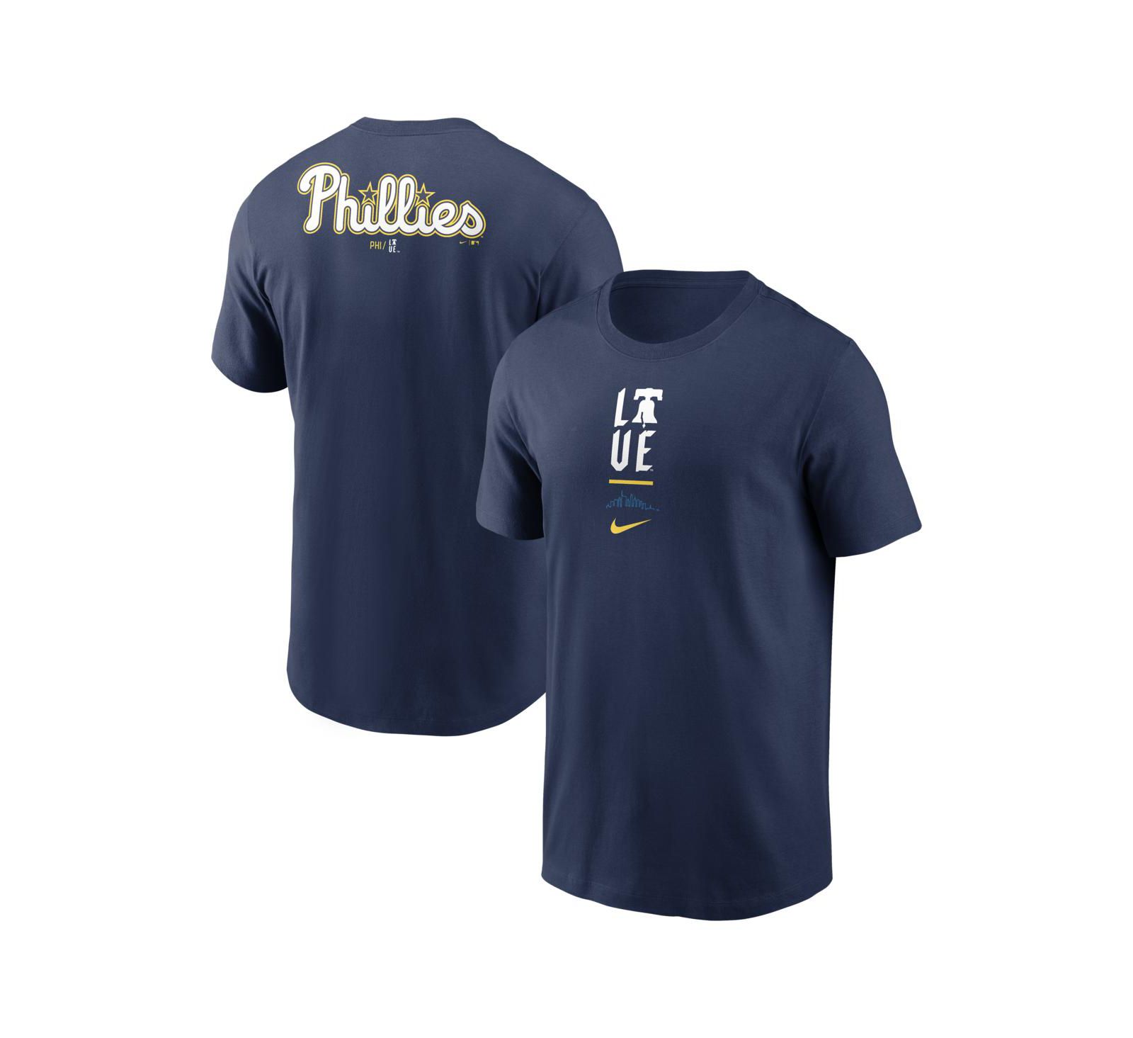 Мужская футболка Nike Navy Philadelphia Phillies City Connect 2-Hit