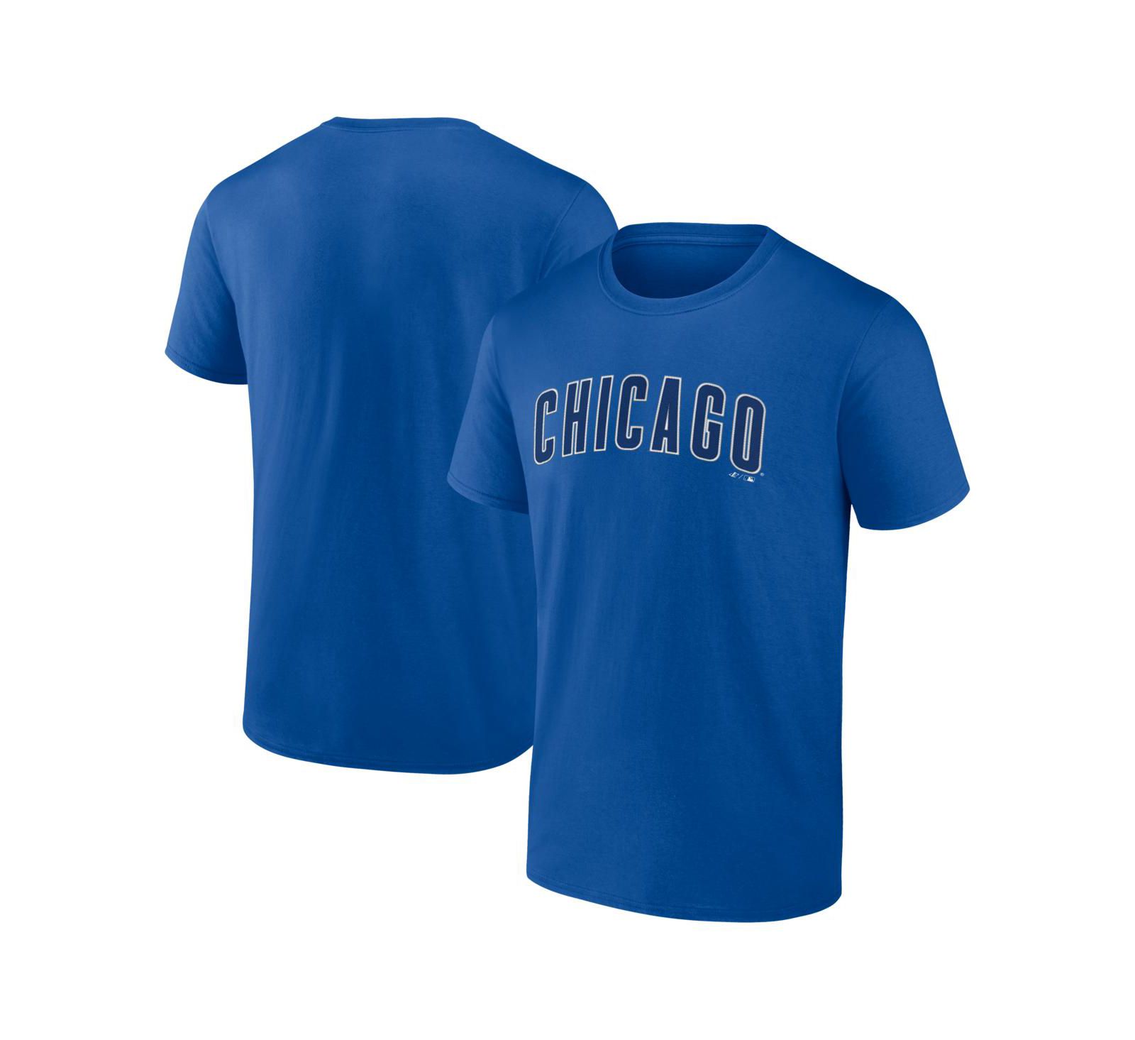 Мужская футболка Logo Athletic Royal Chicago Cubs Wordmark