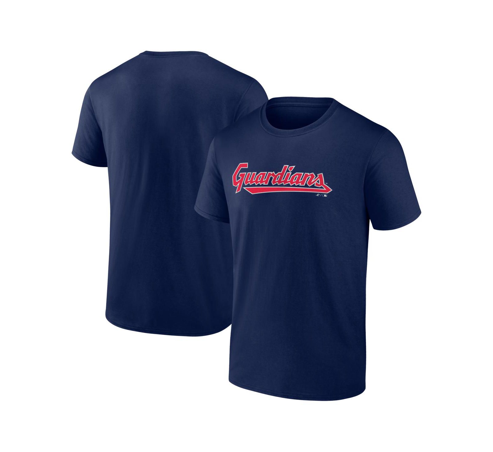 Мужская футболка Logo Athletic Cleveland Guardians Navy