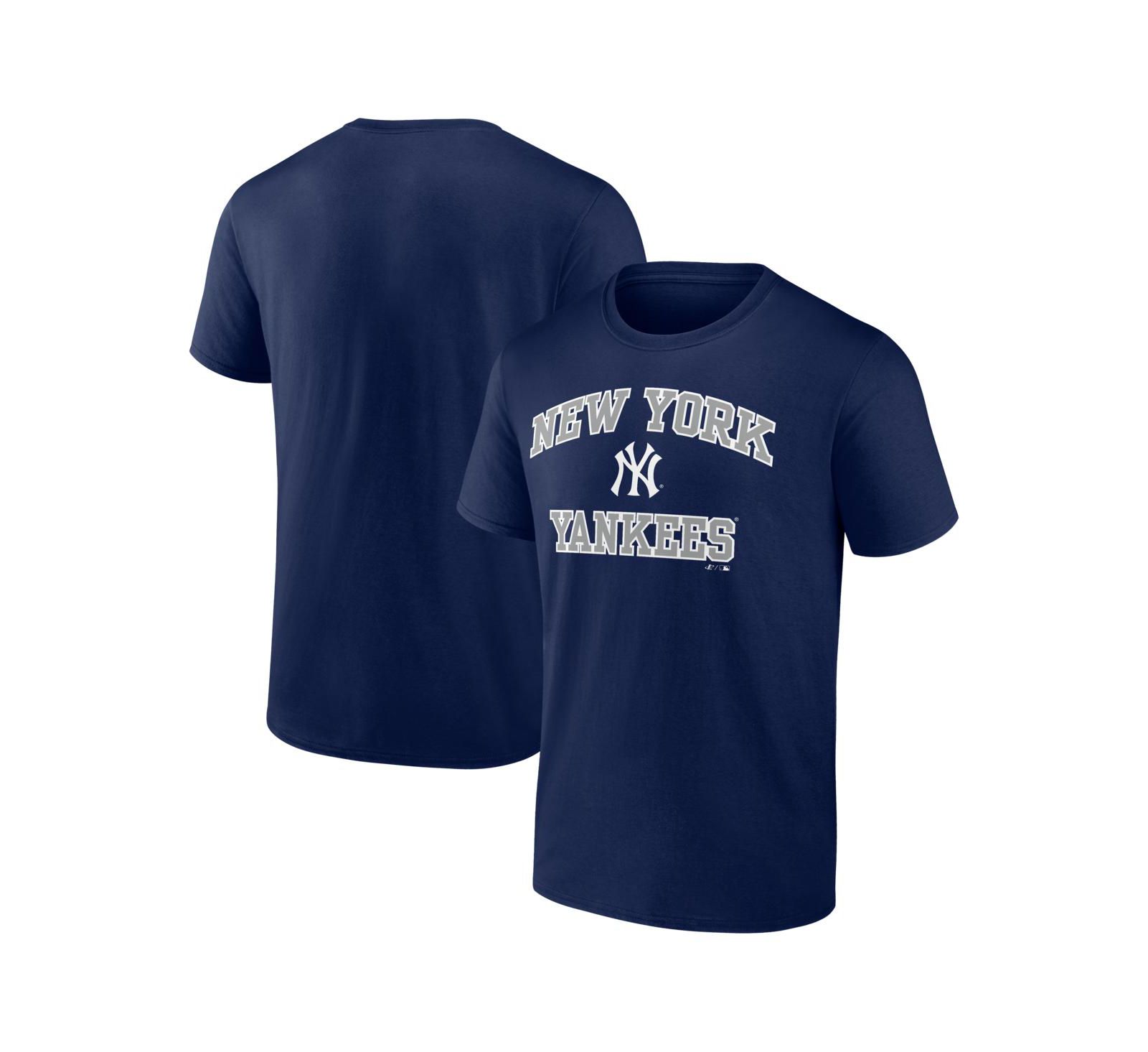 Logo Athletic Мужская футболка New York Yankees Heart and Soul Navy