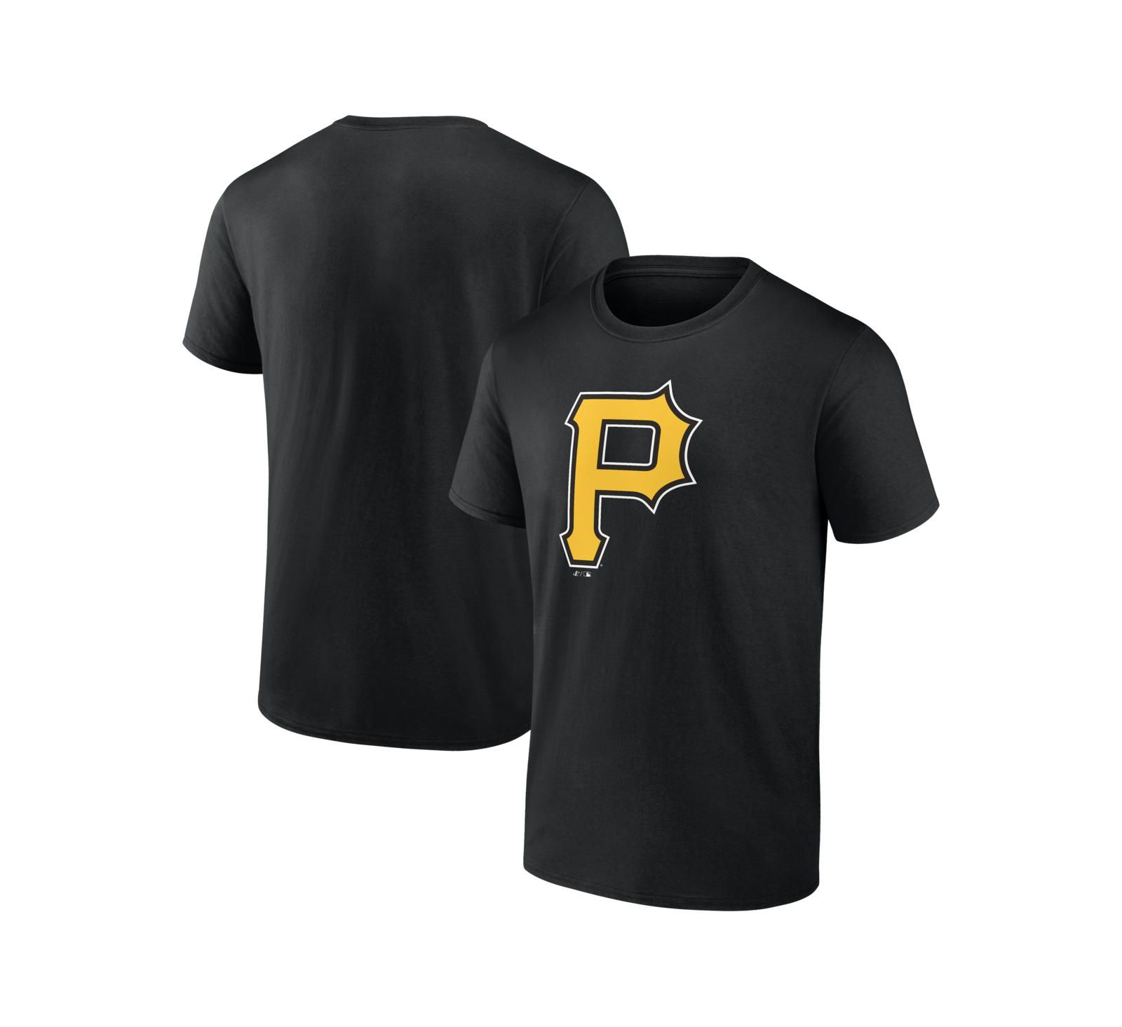 Мужская футболка Logo Athletic Black Pittsburgh Pirates Logo