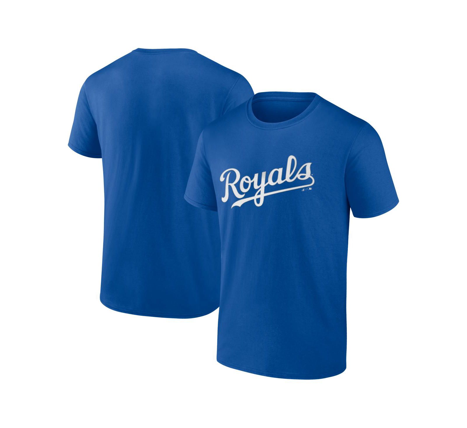 Мужская футболка Logo Athletic Royal Kansas City Royals Wordmark