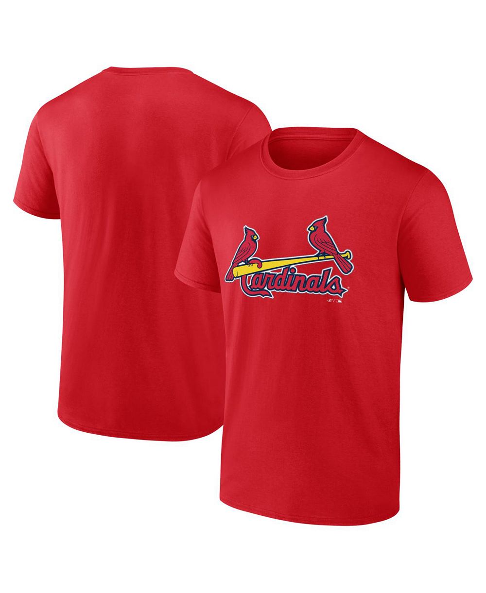 Мужская футболка Logo Athletic Red St. Louis Cardinals Wordmark