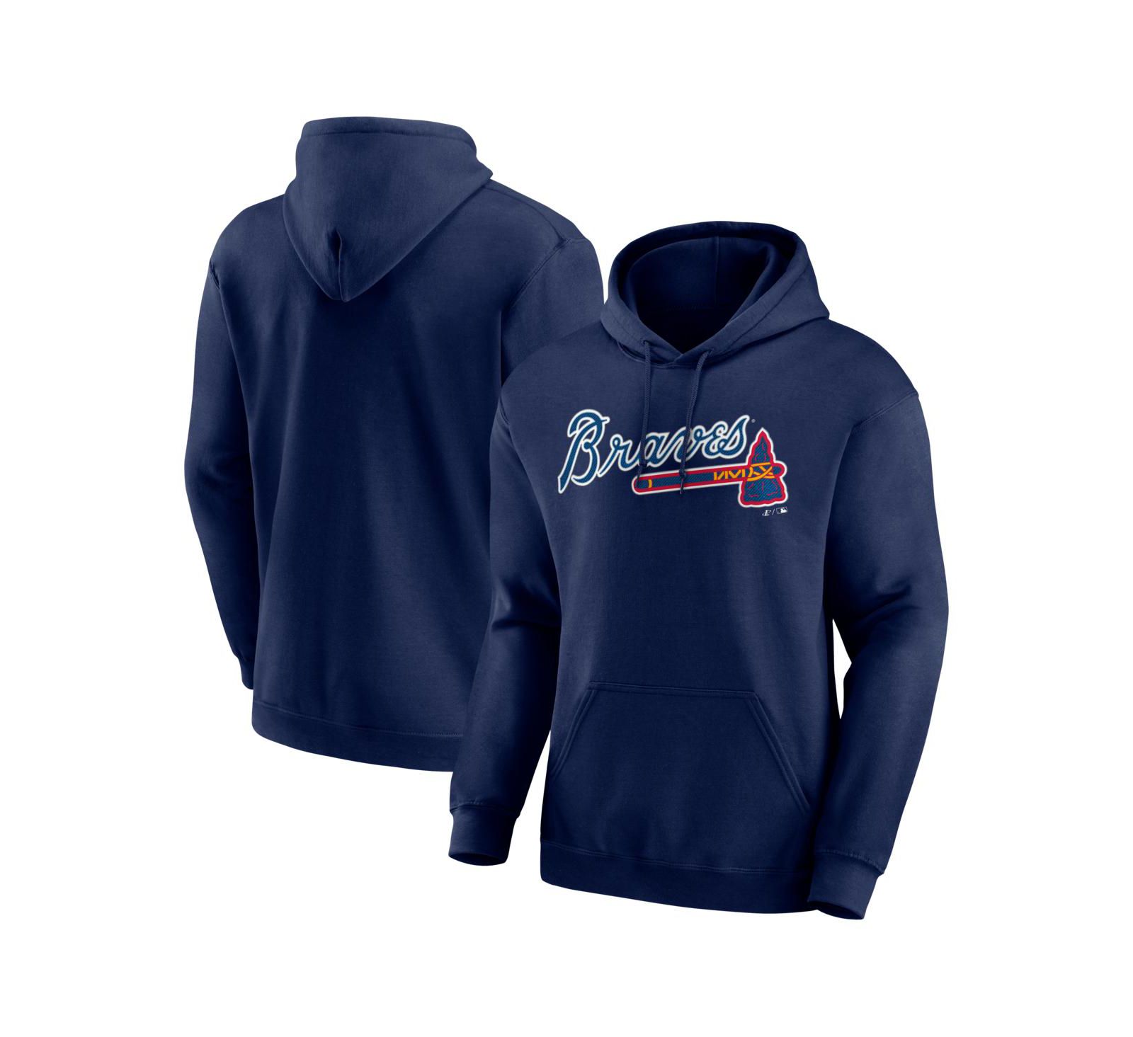 Logo Athletic Мужское худи Atlanta Braves Navy