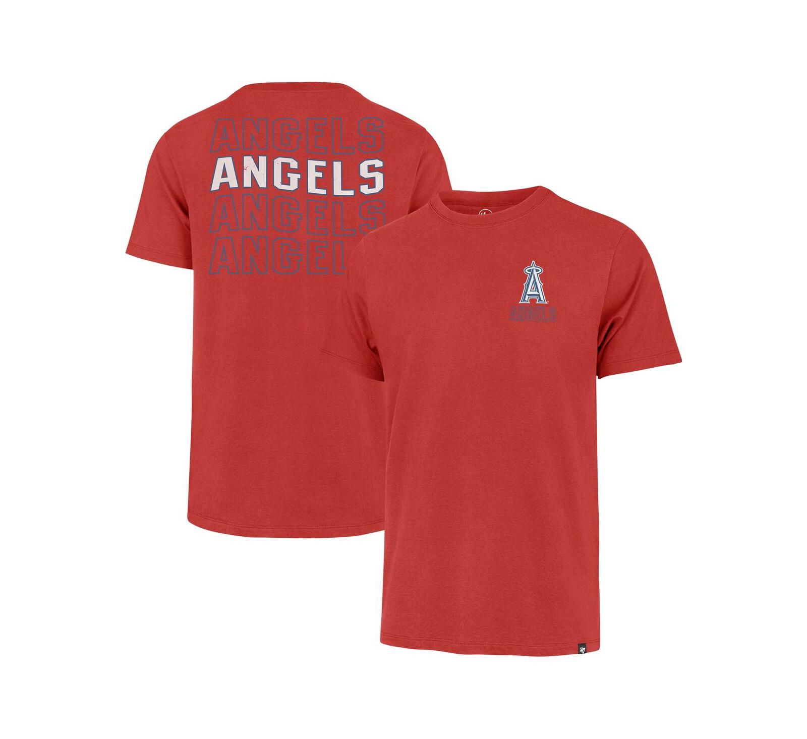 Мужская футболка '47 Brand Red Los Angeles Angels