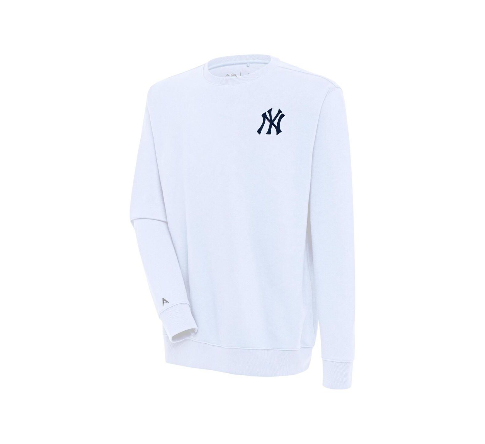 Мужская толстовка Antigua White New York Yankees Victory Pullover