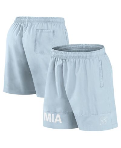 Мужские плавательные шорты Fanatics Light Blue Miami Marlins Elements