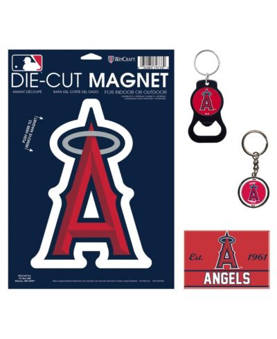 Набор брелоков и магнитов Wincraft Los Angeles Angels, 4 шт