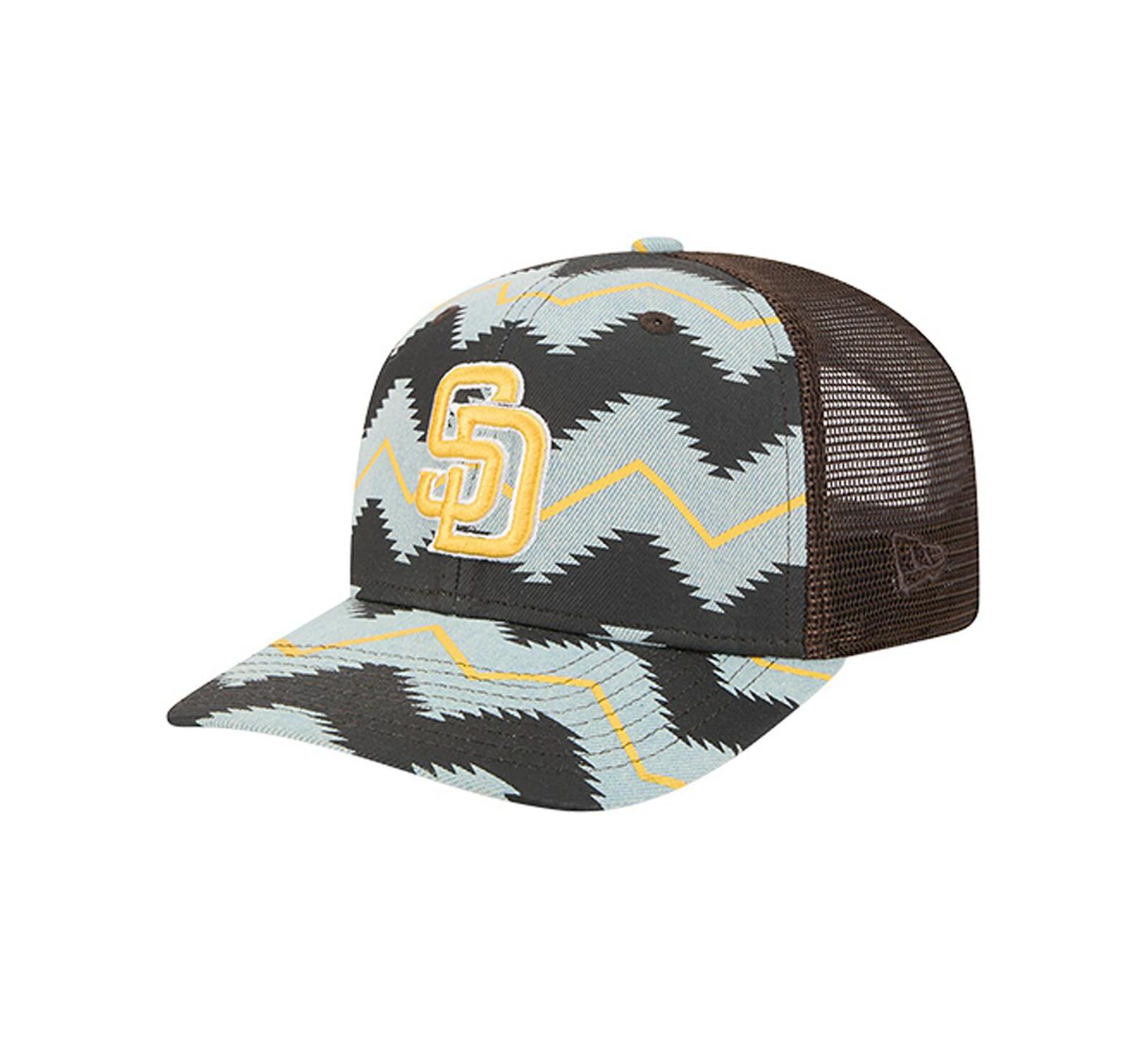 Мужская кепка New Era San Diego Padres Aztec Denim 9SEVENTY Adjustable