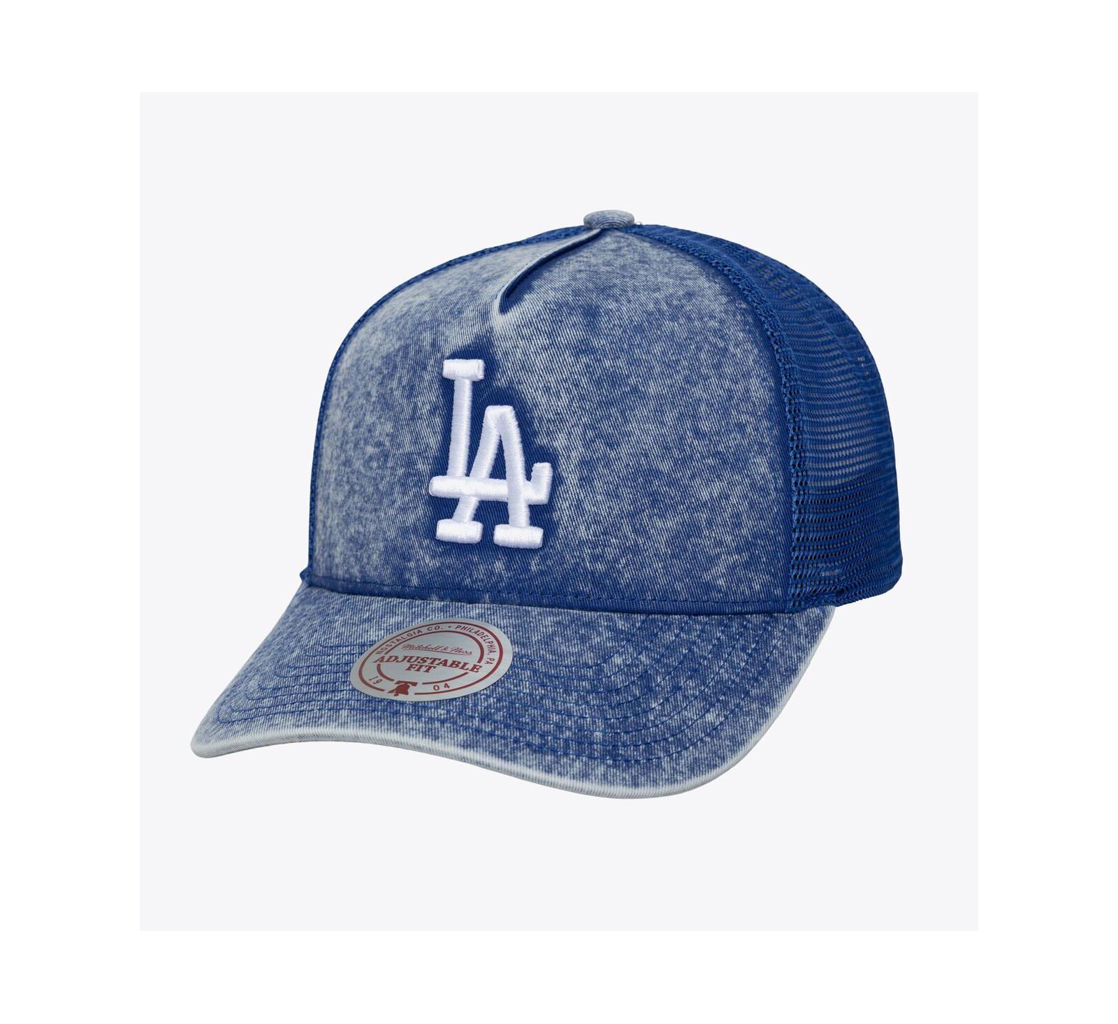 Mitchell & Ness Мужская и Женская Royal Los Angeles Dodgers Gameday Adjustable Trucker Hat