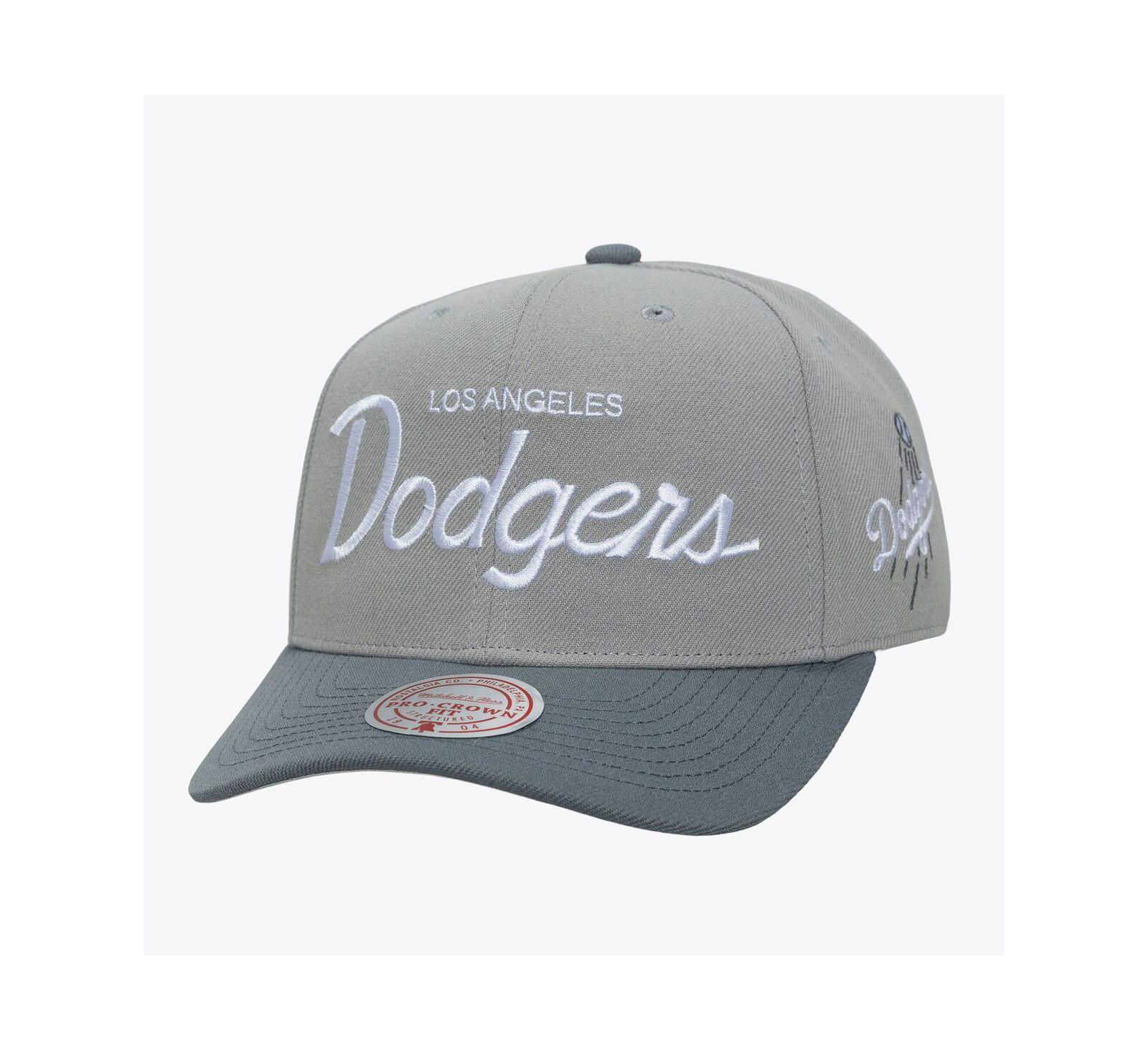 Мужская кепка Mitchell & Ness Gray Los Angeles Dodgers