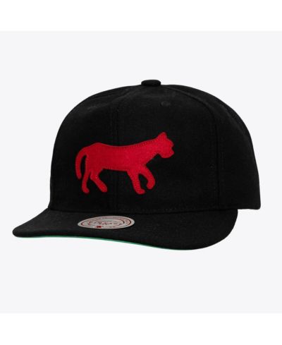 Mitchell & Ness Men's and Women's Black Detroit Tigers Vintage Fit Melton Wool Adjustable Hat