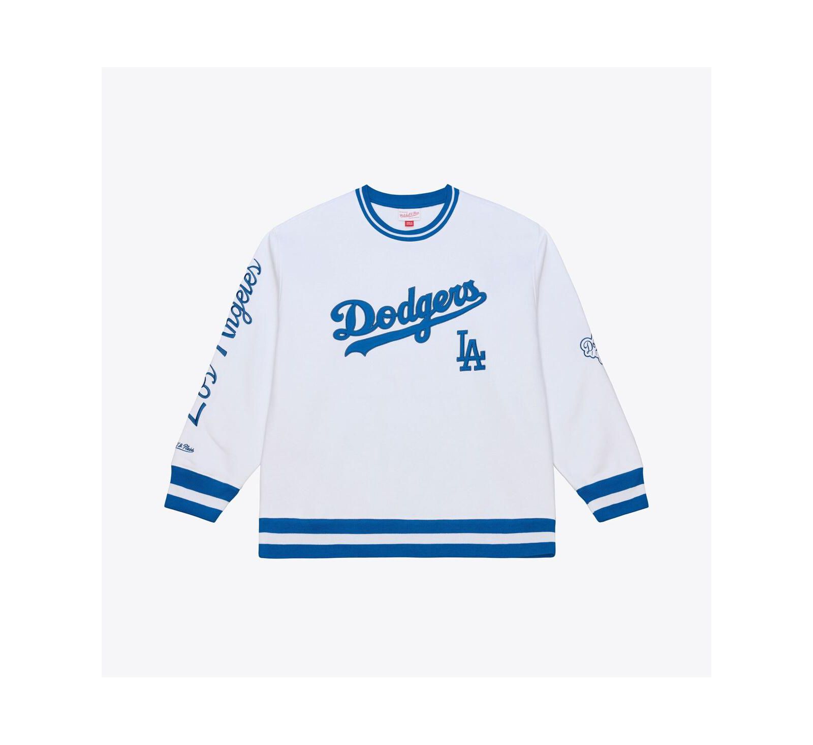 Mitchell & Ness Мужское свитшот Arctic Fleece Los Angeles Dodgers, белый