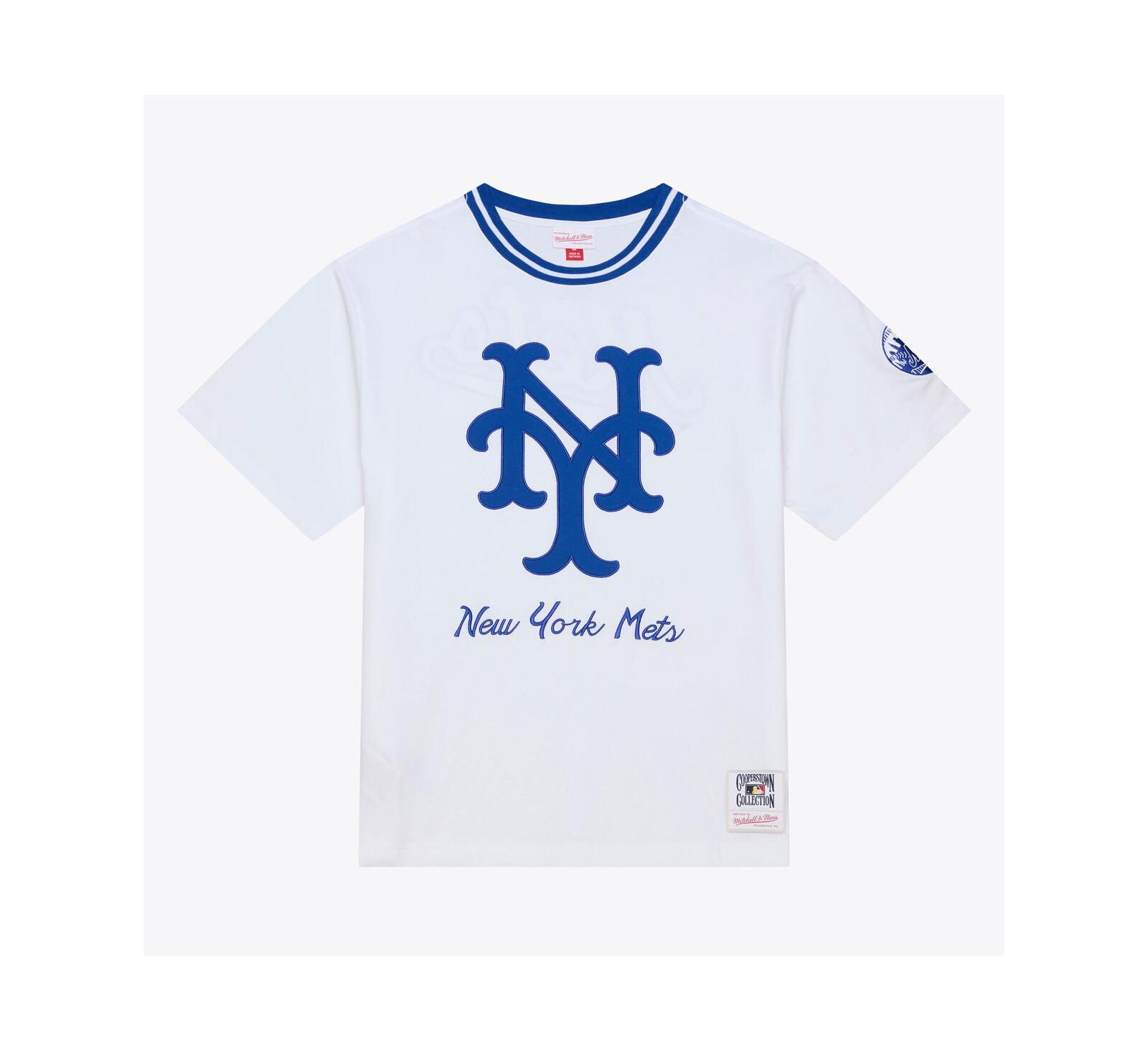Mitchell & Ness Мужская футболка New York Mets Cooperstown Collection Arctic, White