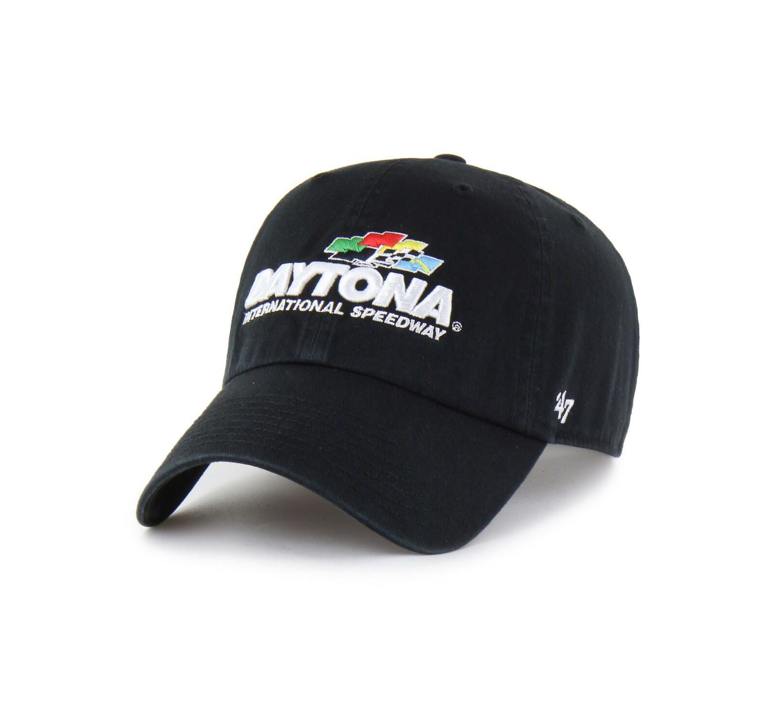 '47 Brand Мужская черная регулируемая кепка NASCAR Daytona 500 Clean Up