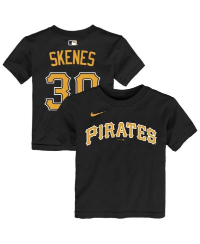 Детская футболка Nike Black Paul Skenes Pittsburgh Pirates Name & Number