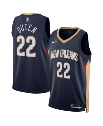 Nike Мужская и женская джерси New Orleans Pelicans Swingman Icon Edition, темно-синяя