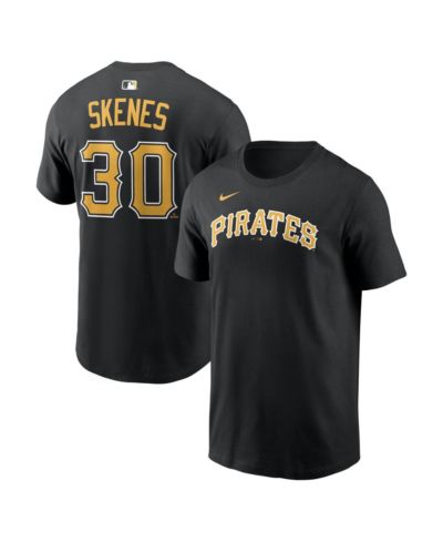 Nike Мужская футболка Nike Paul Skenes Black Pittsburgh Pirates Home Name & Number