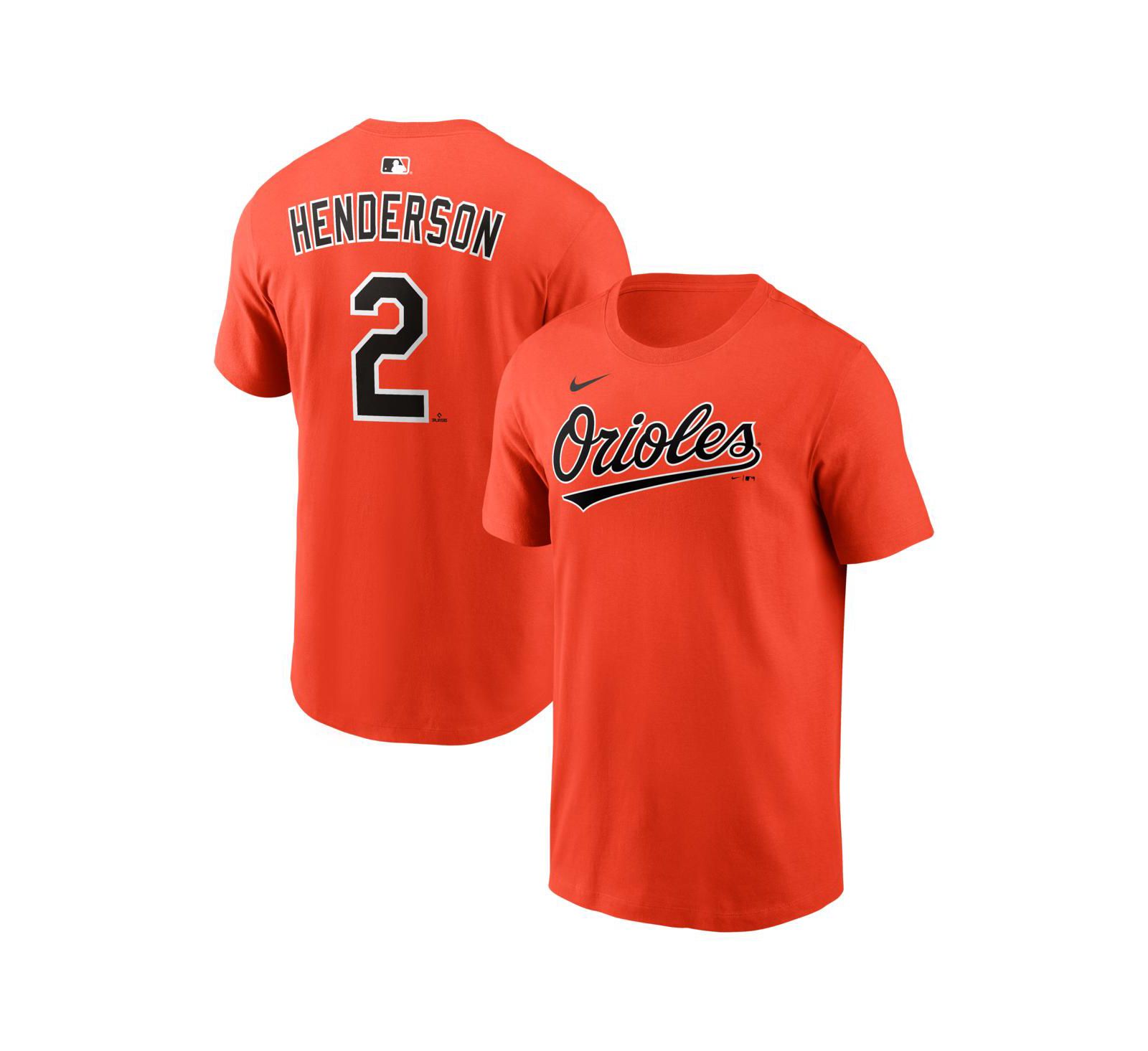 Мужская футболка Nike Gunnar Henderson Orange Baltimore Orioles Name & Number