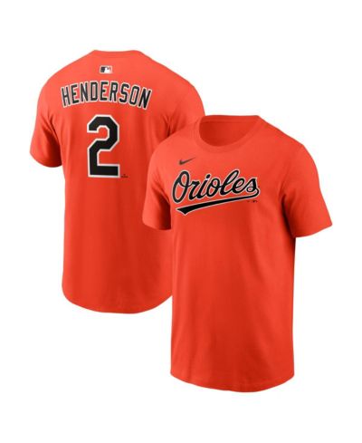 Мужская футболка Nike Gunnar Henderson Orange Baltimore Orioles Name & Number