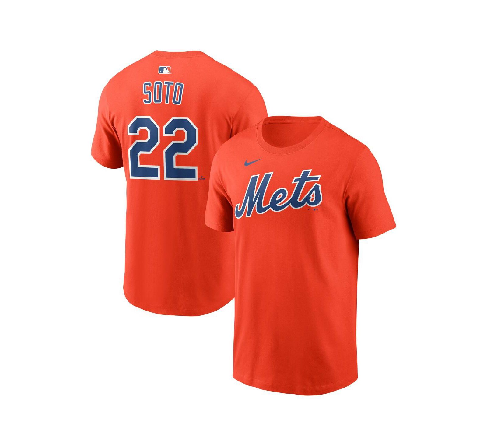 Мужская футболка Nike Juan Soto Orange New York Mets