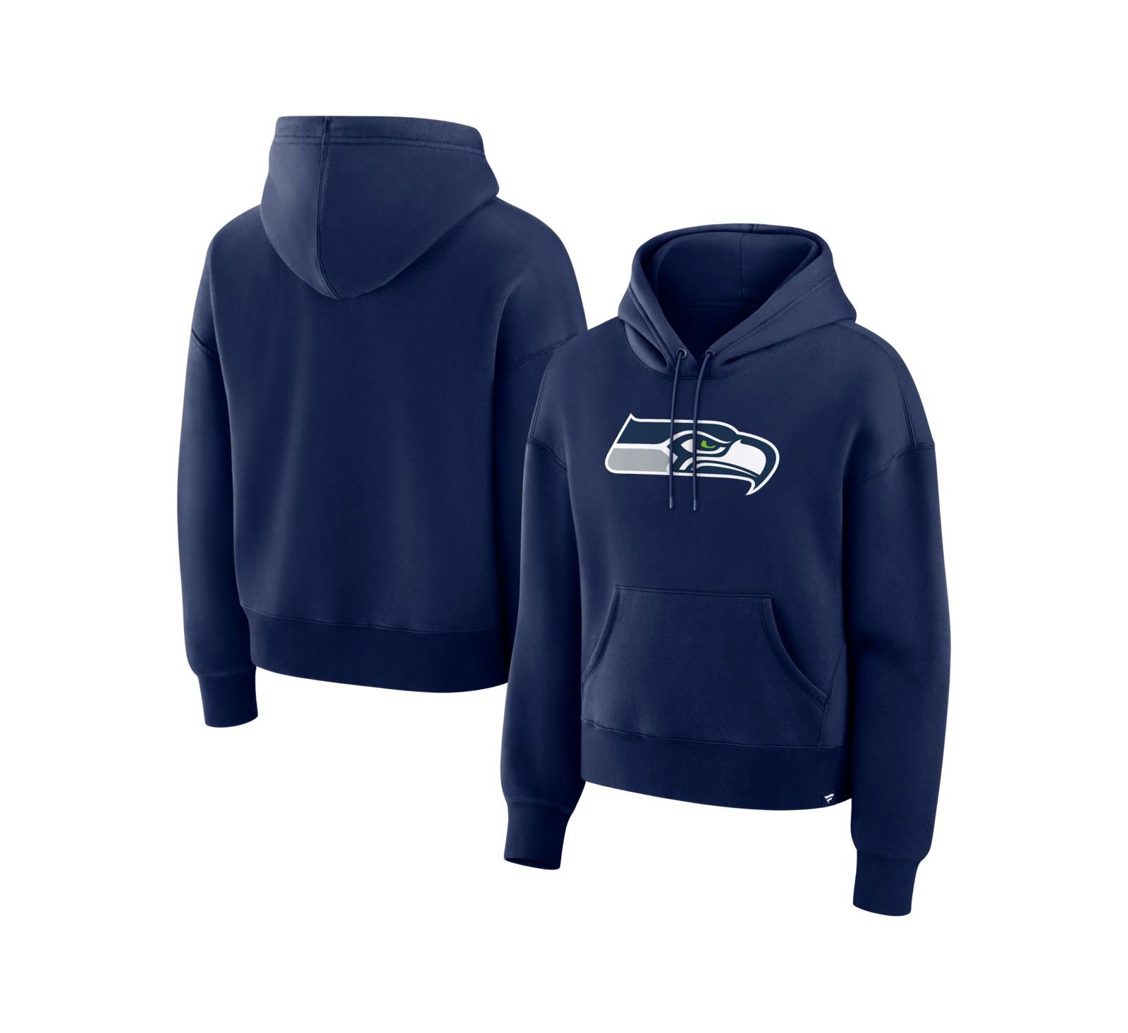 Женское худи Fanatics Seattle Seahawks Essential Legacy, цвет College Navy