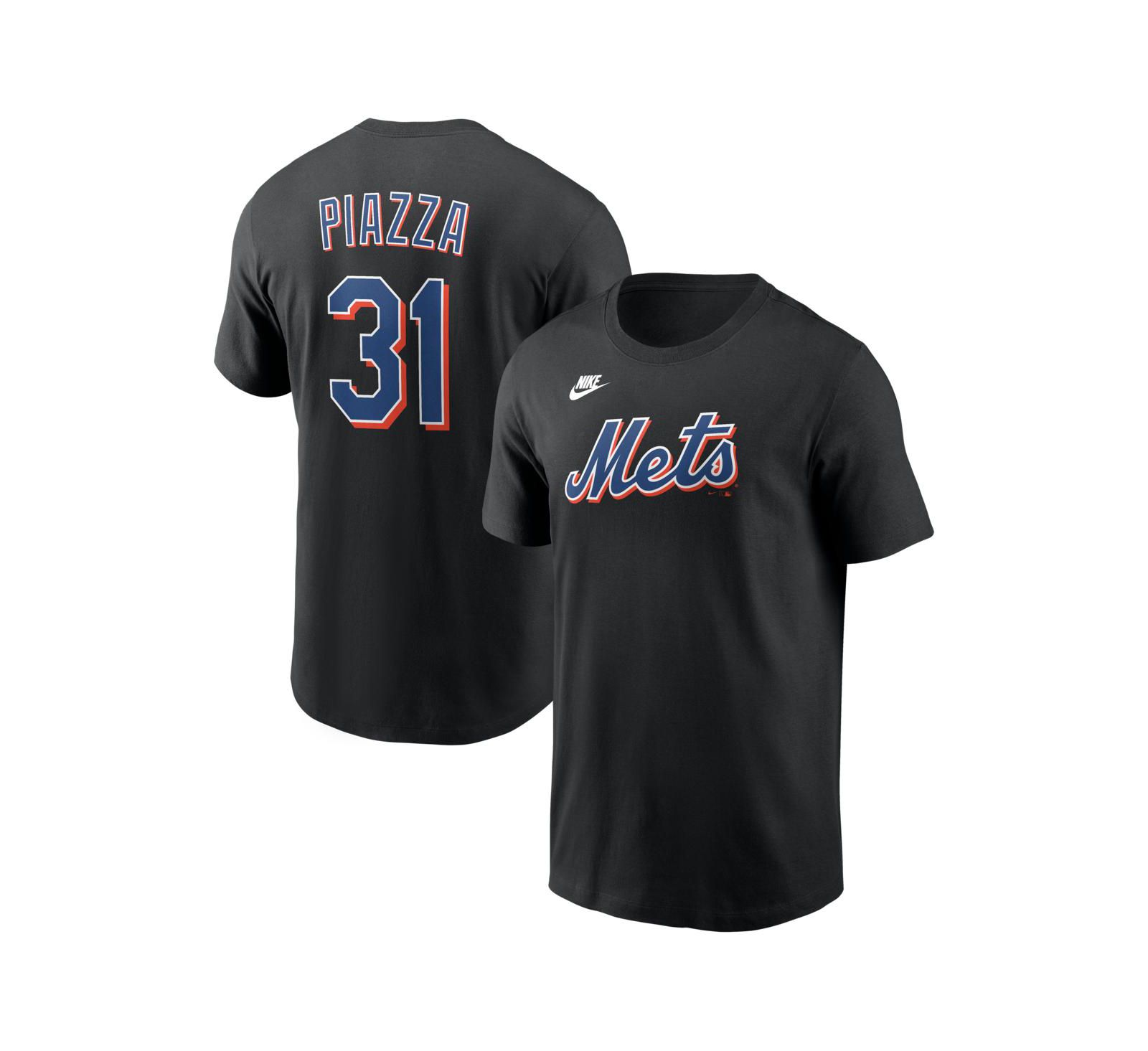 Мужская футболка Nike Mike Piazza Black New York Mets Cooperstown Collection