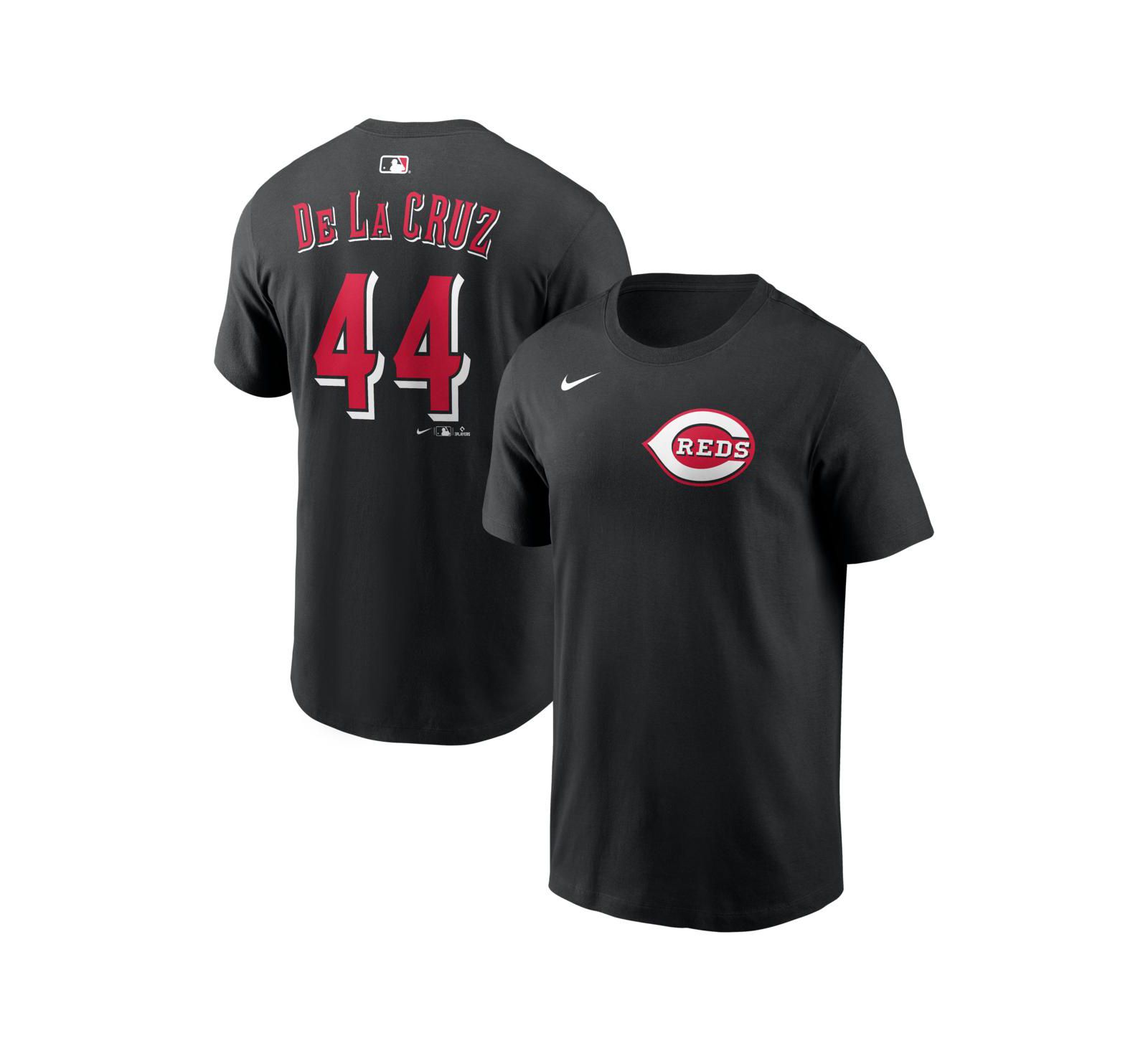 Nike Men's Elly De La Cruz Black Cincinnati Reds Name & Number T-Shirt