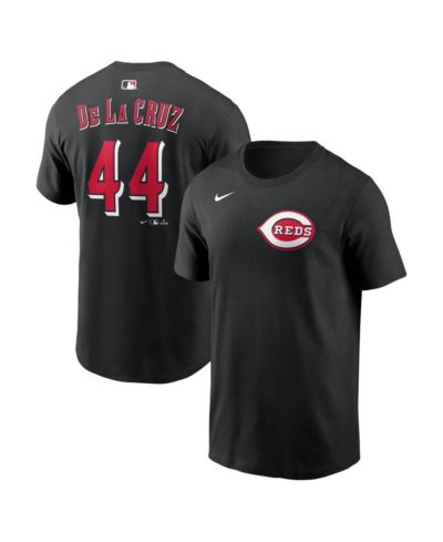 Nike Men's Elly De La Cruz Black Cincinnati Reds Name & Number T-Shirt