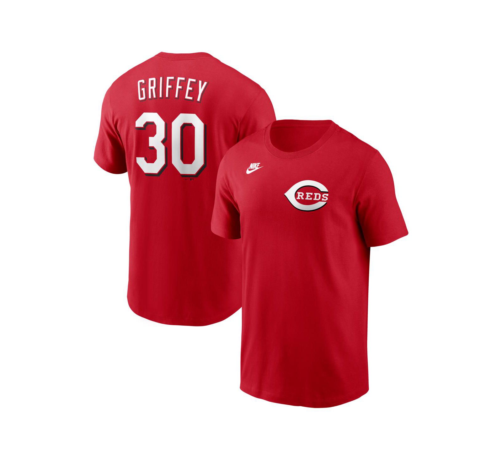 Мужская футболка Nike Ken Griffey Jr. Red Cincinnati Reds Cooperstown Collection