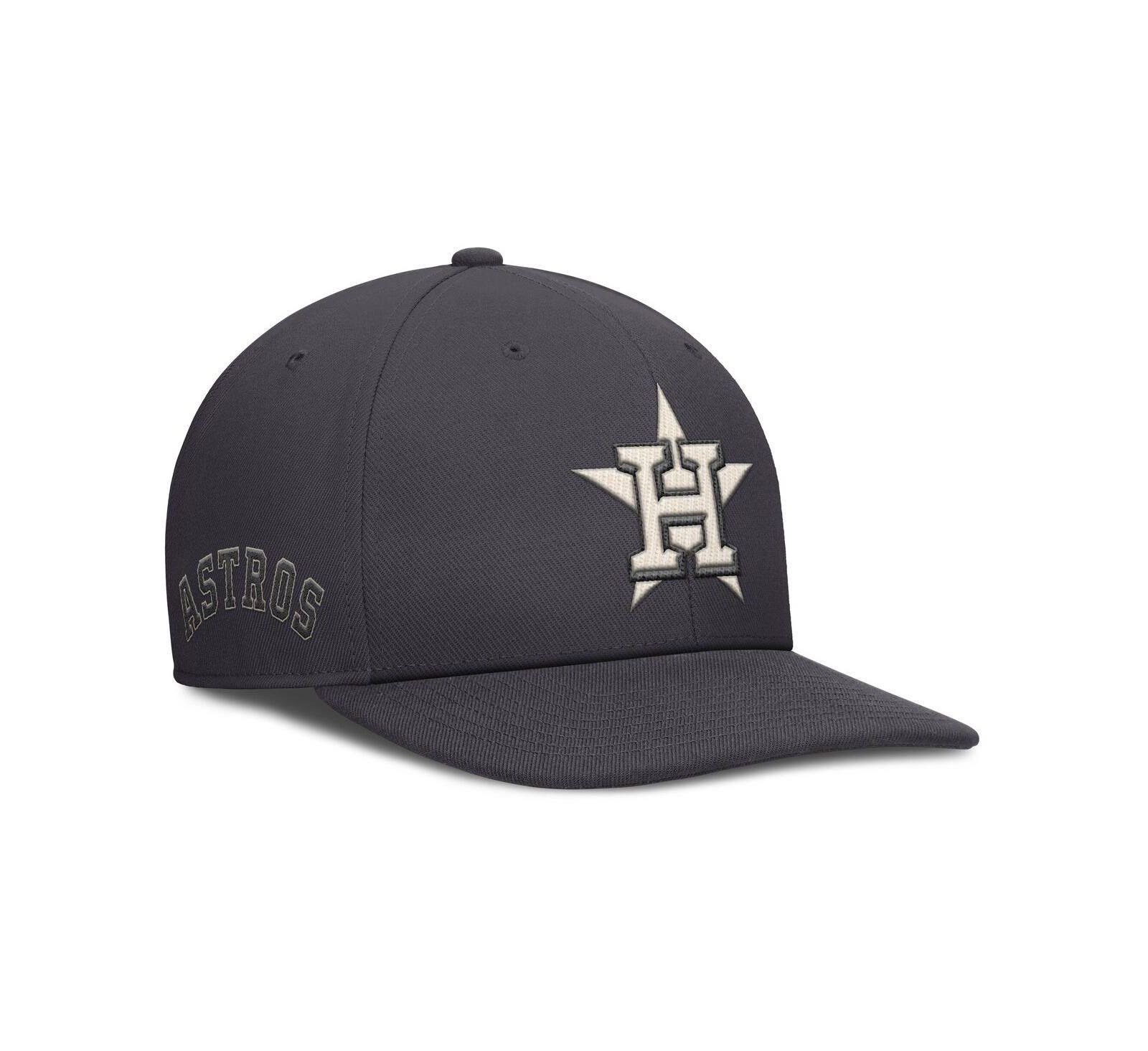 Мужская кепка Nike Anthracite Houston Astros Statement Pro Snapback