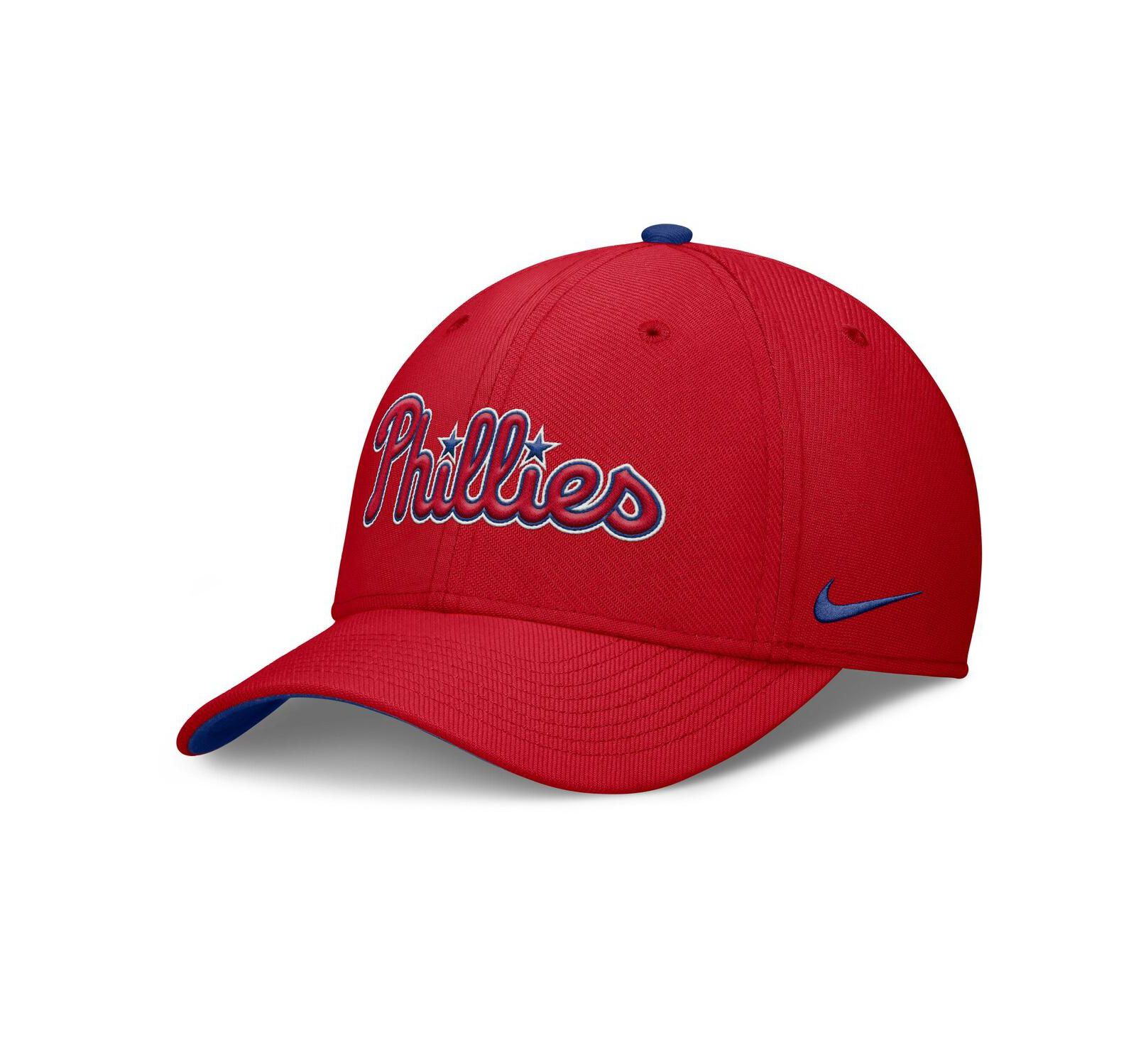 Мужская кепка Nike Philadelphia Phillies Primetime Rise Dri-FIT Flex Red