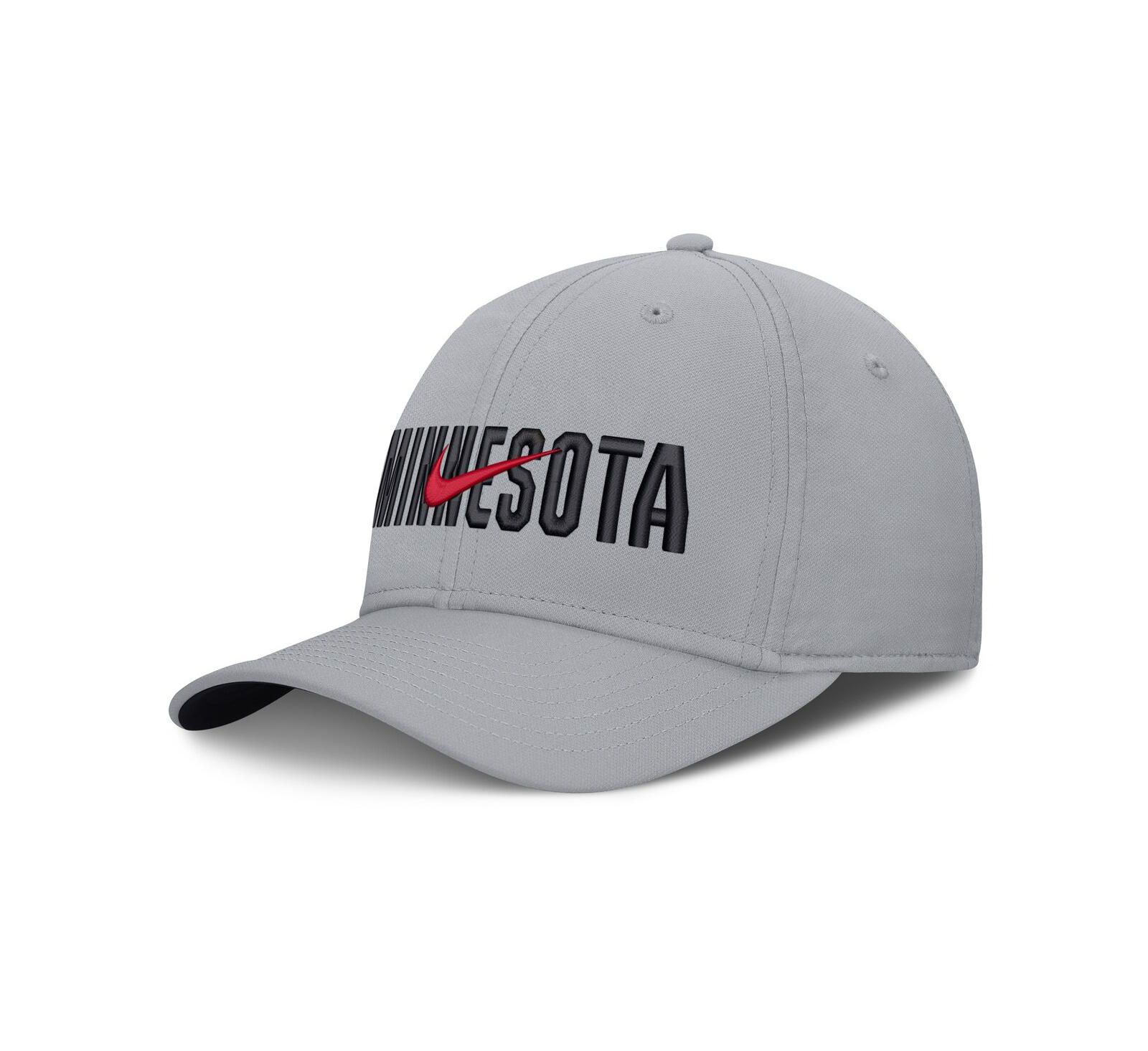 Мужская кепка Nike Gray Minnesota Twins Primetime Dri-FIT Rise Bozz Flex