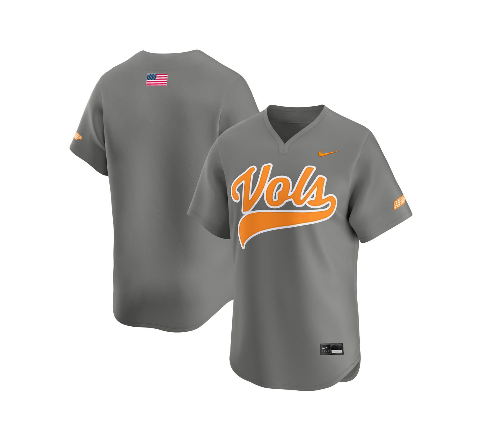 Nike Мужская бейсбольная джерси Tennessee Volunteers Alternate Limited Gray