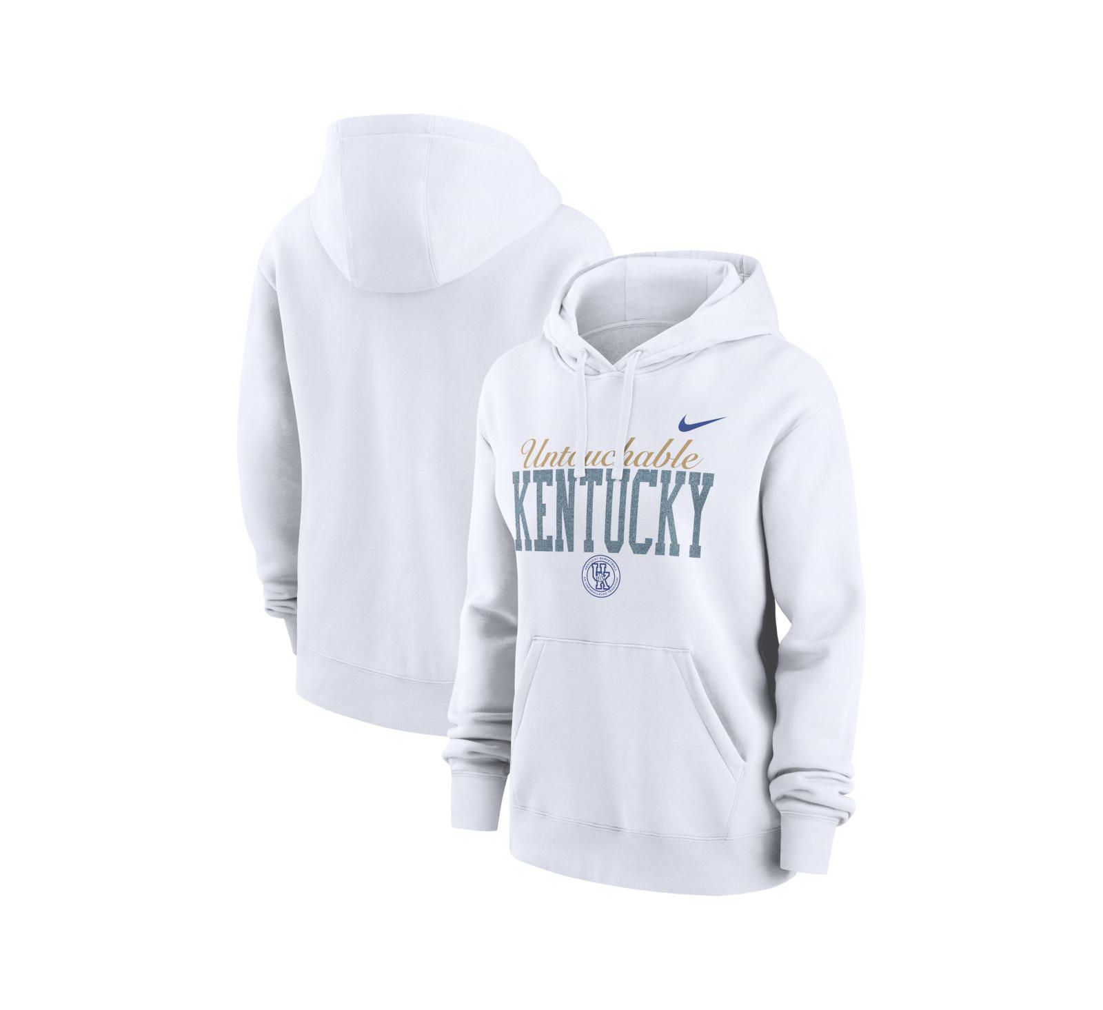 Nike худи Nike Women's White Kentucky Wildcats Club Fleece