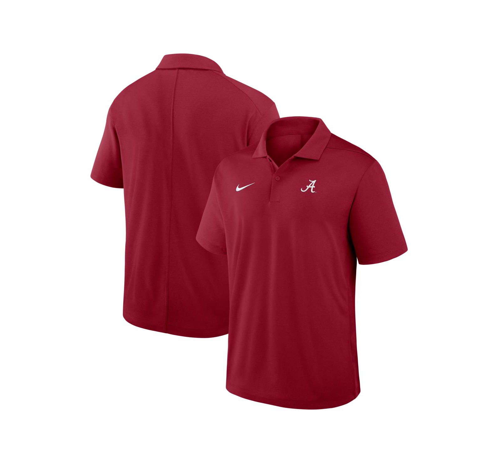 Nike Men's Crimson Alabama Crimson Tide Primetime Victory Plus Dri-FIT Polo Shirt
