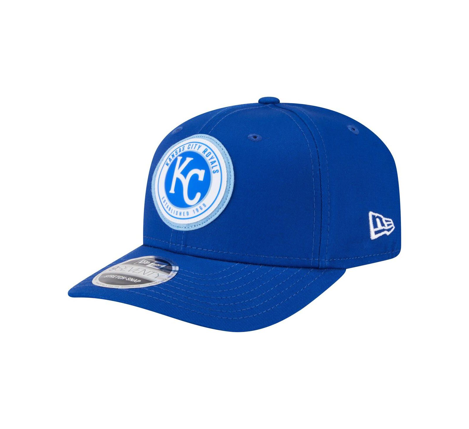 New Era Мужская кепка Kansas City Royals 9SEVENTY Stretch-Snap Hat Royal