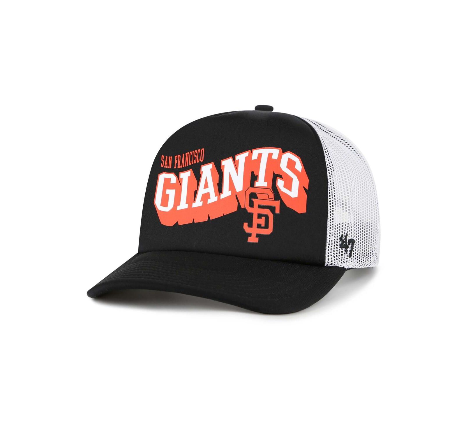 '47 Brand Мужская черная San Francisco Giants Meander Foam Trucker Snapback кепка