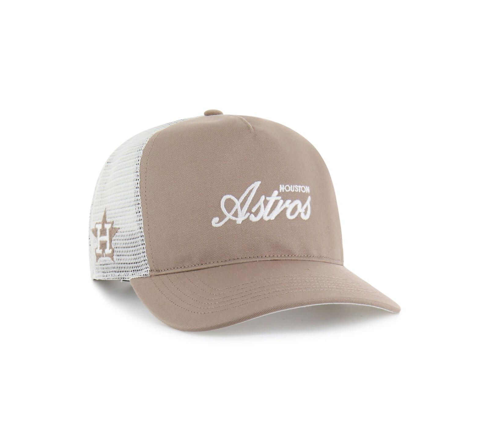 Мужская бейсболка '47 Brand Houston Astros Foundational Mesh Hitch, коричневая