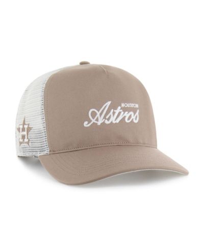 Мужская бейсболка '47 Brand Houston Astros Foundational Mesh Hitch, коричневая