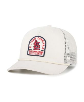 '47 Brand Men's Cream St. Louis Cardinals Gravestone Adjustable Trucker Hat