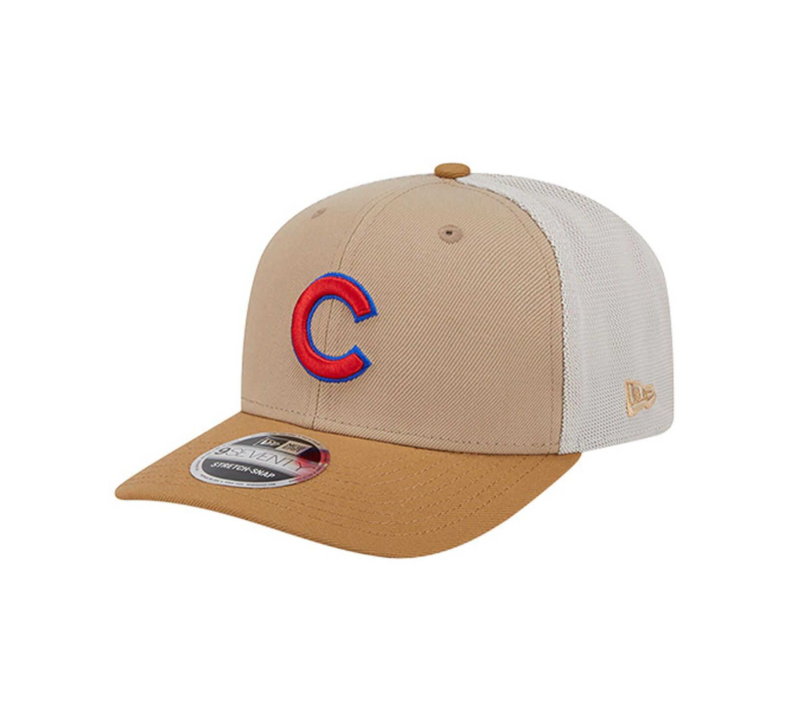 Мужская кепка New Era Stone Chicago Cubs 9SEVENTY Trucker Adjustable