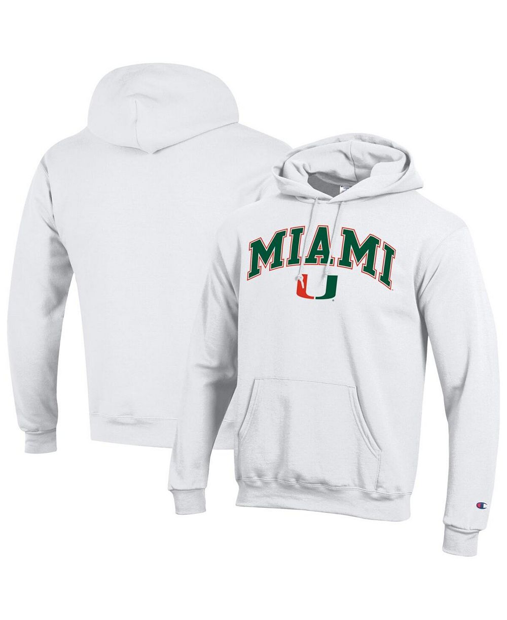 Champion Men's Champion Orange Miami Hurricanes Arch Over Logo Pullover Hoodie