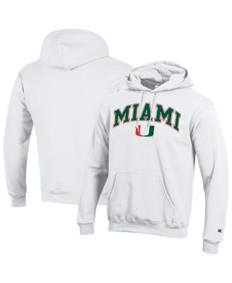 Champion Men's Champion Orange Miami Hurricanes Arch Over Logo Pullover Hoodie