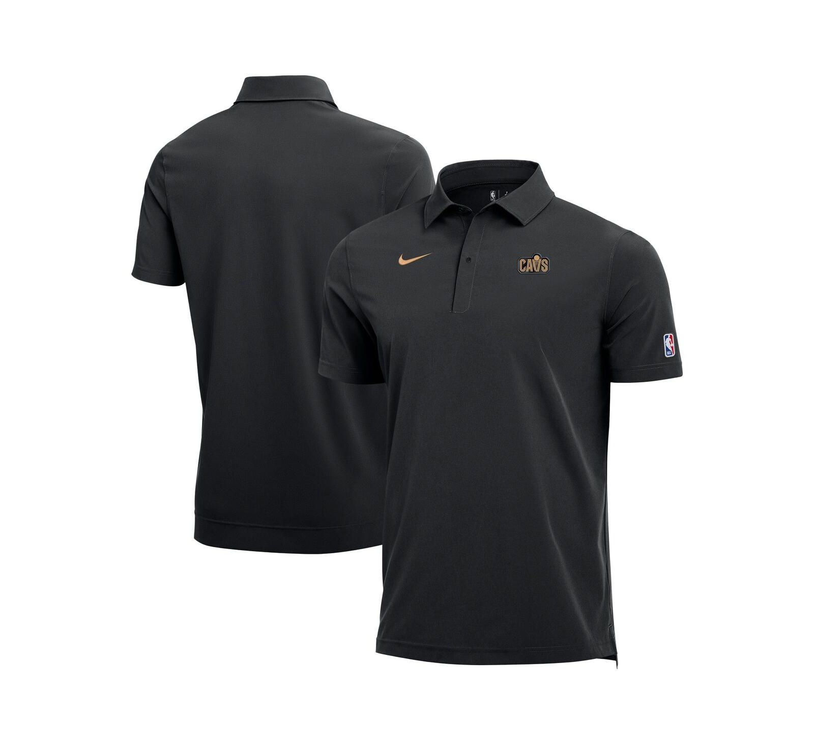 Nike Men's Black Cleveland Cavaliers 2025/26 Authentic Dri-FIT Coaches Polo Shirt