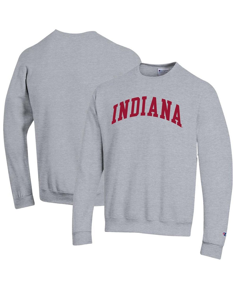 Champion Men's Crimson Indiana Hoosiers Basic Arch Fleece Pullover Sweatshirt