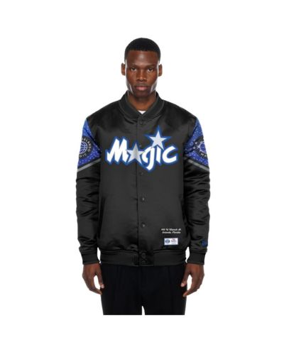 Мужская атласная куртка New Era Orlando Magic 2025/26 City Edition Full-Snap